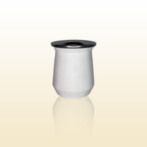 Mate de acero inoxidable color blanco simil standley. Color blanco