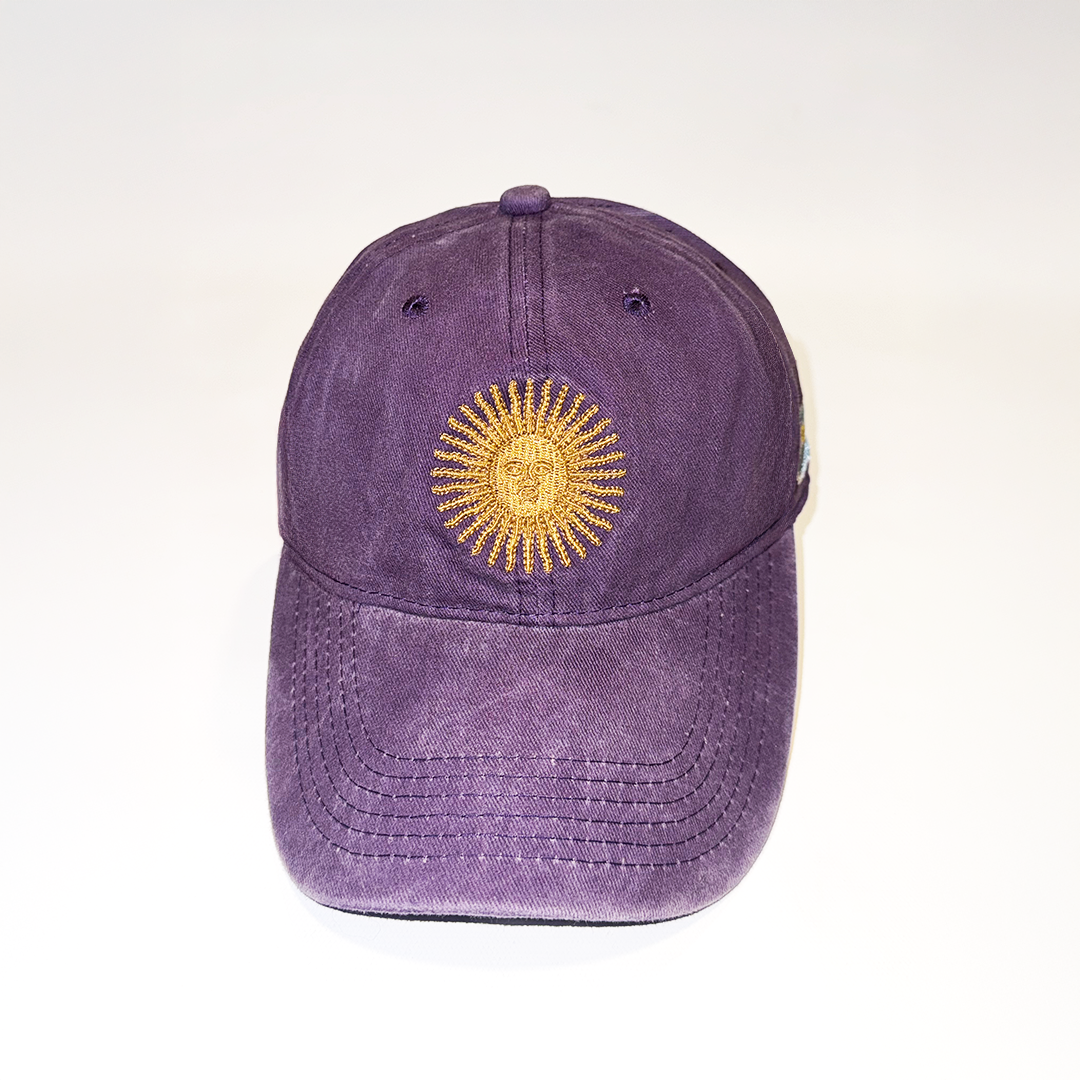 Sol y bandera violeta - 1